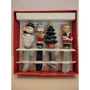World Bazaars Vintage Christmas Spreaders Set 4